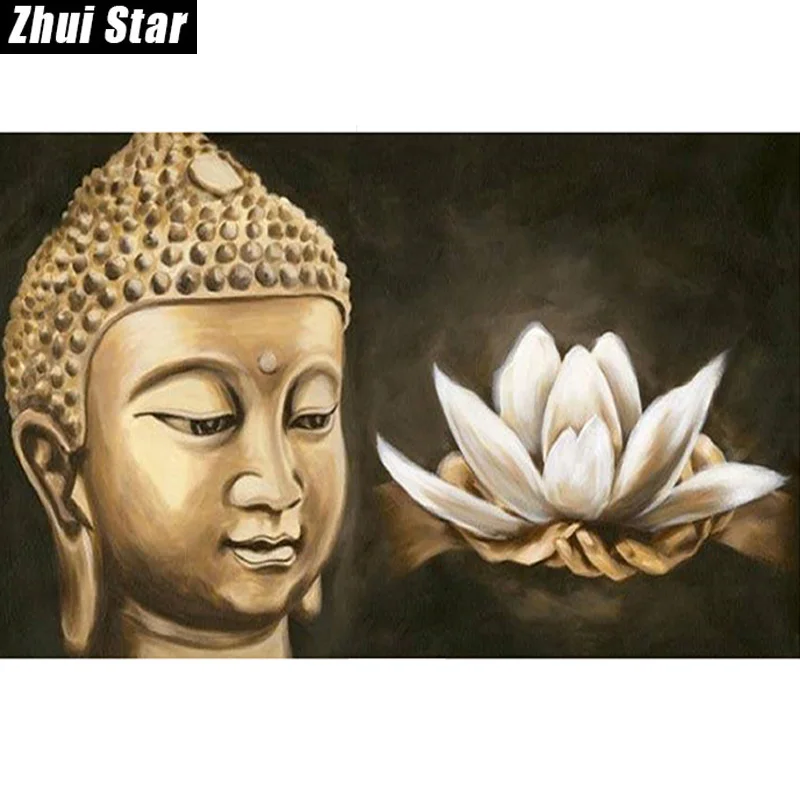 Zhui Star Full Square Diamond 5D DIY Diamond Painting "Buddha religion" 3D Embroidery Cross Stitch Mosaic Painting Decor BK
Zhui Star Full Square Diamond 5D DIY Diamond Painting "Buddha religion" 3D Embroidery Cross Stitch Mosaic Painting Decor BK