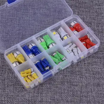 40pcs/pack 12V T5 &T10 Car Instrument Panel Light Bulb Clusters Dashboard Lamps Kit 5050SMD
40pcs/pack 12V T5 &T10 Car Instrument Panel Light Bulb Clusters Dashboard Lamps Kit 5050SMD