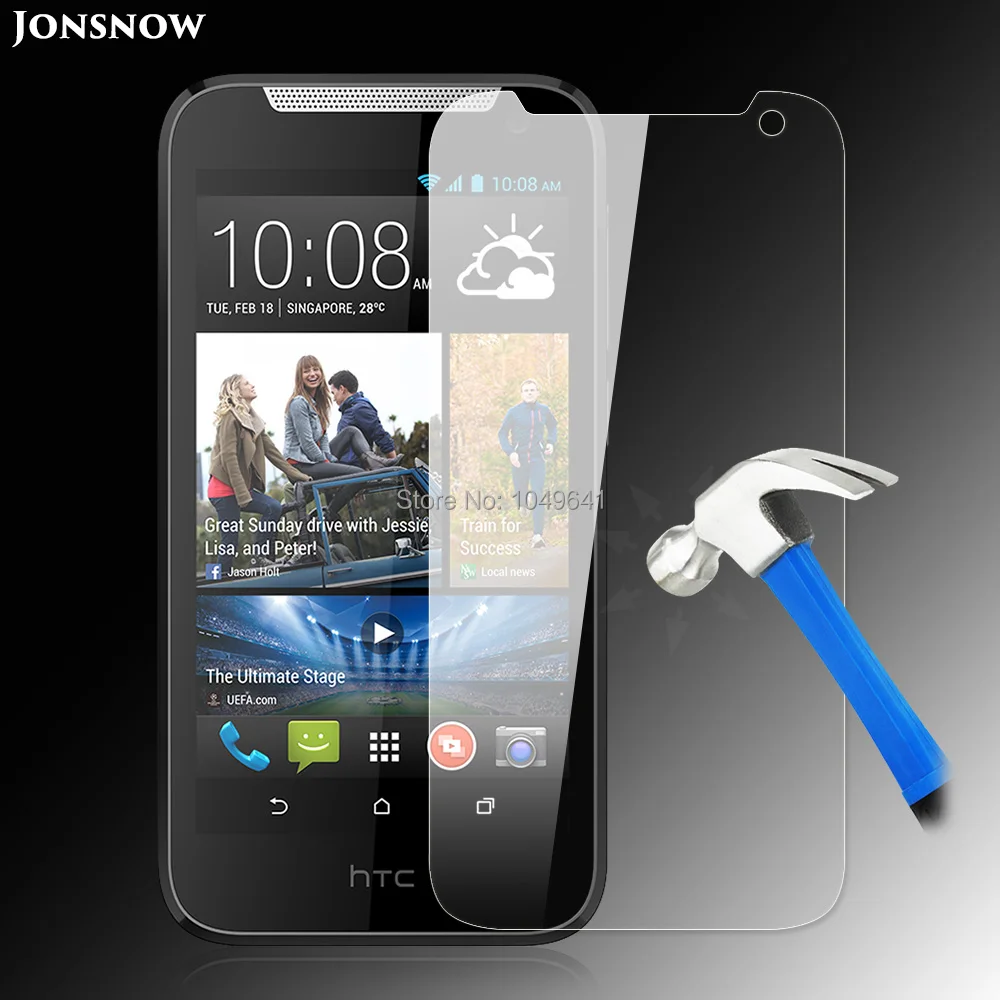 HTC-1122_1_9H 2.5D Explosion-proof Tempered Glass Film for HTC Desire 310