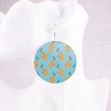 2.35 Inches Wood Disc Pineapple Dangle Drop Statement Earrings for Women Print Paisley Cactuse Unicorn Designer Inspired Jewelry
2.35 Inches Wood Disc Pineapple Dangle Drop Statement Earrings for Women Print Paisley Cactuse Unicorn Designer Inspired Jewelry