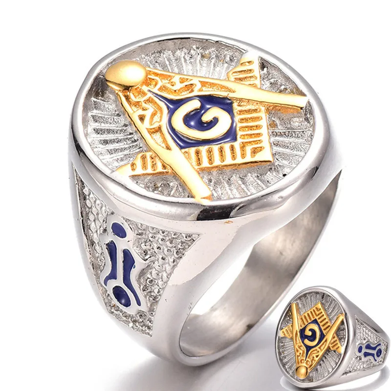 Vintage Stainless Steel Blue Masonic Totem Ring for Men Freemason Symbol G Templar Freemasonry Men Rings Gold Letter A Men Ring
Vintage Stainless Steel Blue Masonic Totem Ring for Men Freemason Symbol G Templar Freemasonry Men Rings Gold Letter A Men Ring