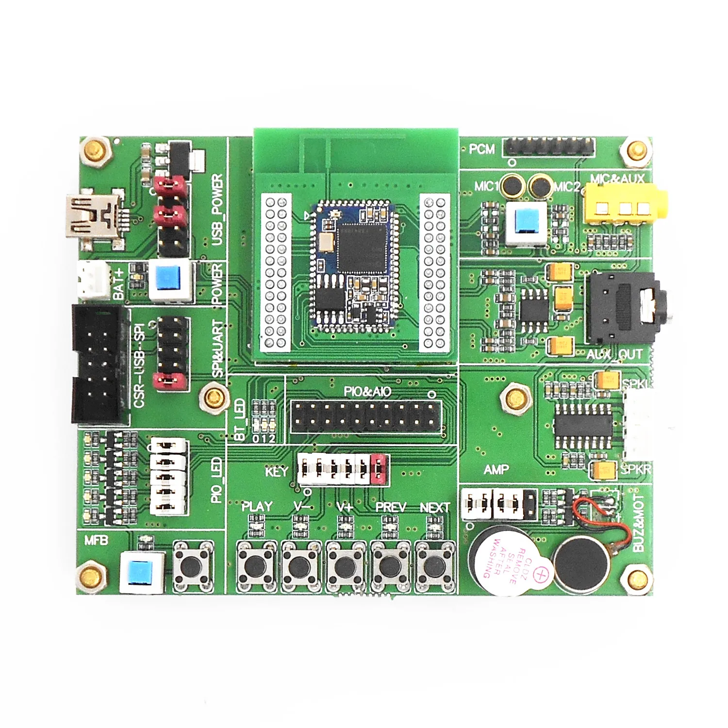 QCC3003 QCC3008 development board / development data / debug board / demo board / simulation board / Bluetooth 5.0 / demo
QCC3003 QCC3008 development board / development data / debug board / demo board / simulation board / Bluetooth 5.0 / demo