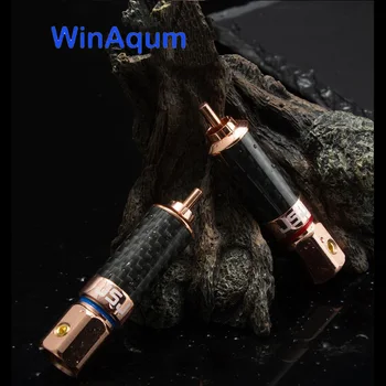WinAqum Gold plated RCA Plug Self-Locking Solder RCA Coaxial Chassis Panel Mount Male Socket Metal Connector
WinAqum Gold plated RCA Plug Self-Locking Solder RCA Coaxial Chassis Panel Mount Male Socket Metal Connector