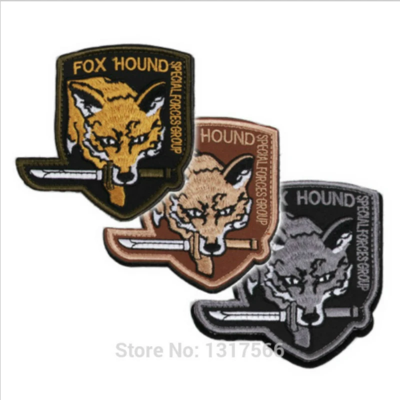 FOX HOUND Embroidery Patch Embroidered Patches Military Tactical Shoulder Mark Armband Fabric Sticker Clothing Accessories
FOX HOUND Embroidery Patch Embroidered Patches Military Tactical Shoulder Mark Armband Fabric Sticker Clothing Accessories