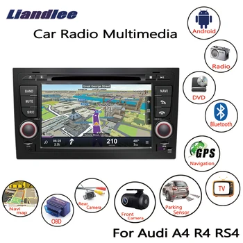 Liandlee For Audi A4 R4 RS4 2002~2008 Android Car Radio CD DVD Player GPS Navi Navigation Maps Camera OBD TV Screen Multimedia
Liandlee For Audi A4 R4 RS4 2002~2008 Android Car Radio CD DVD Player GPS Navi Navigation Maps Camera OBD TV Screen Multimedia