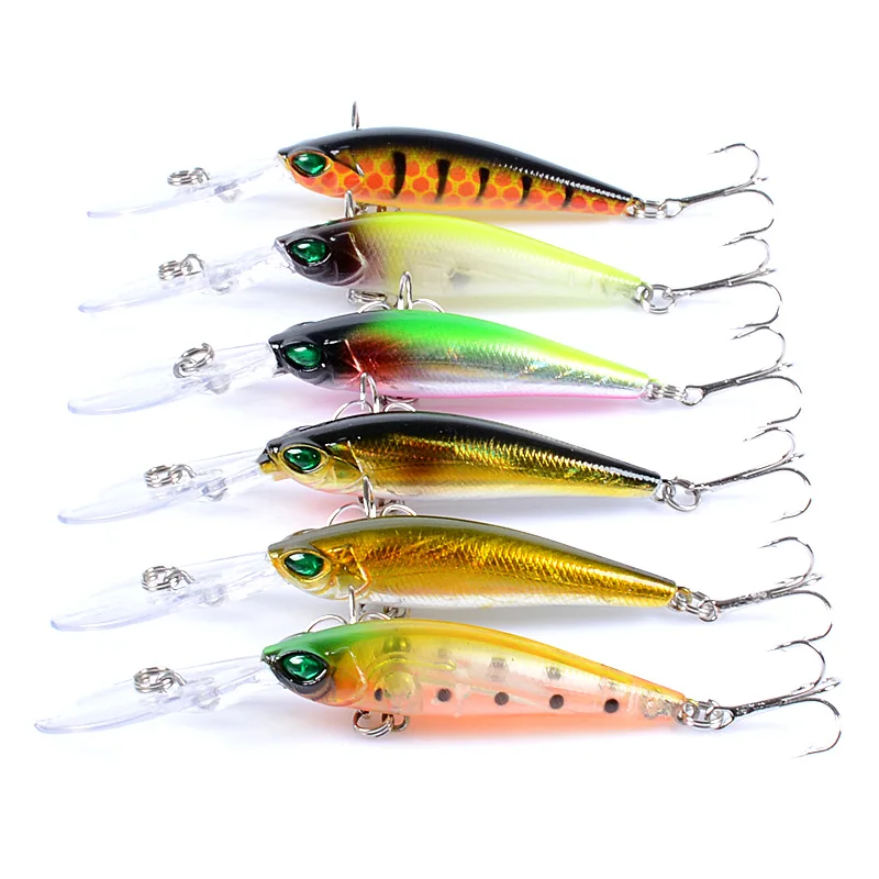 6 Pcs Fishing Lure Crankbait Minnow Wobblers 6 Colors Hard Bait Fishing Tackle 3D eyes Isca Artificial Pesca 94mm 6.2g
6 Pcs Fishing Lure Crankbait Minnow Wobblers 6 Colors Hard Bait Fishing Tackle 3D eyes Isca Artificial Pesca 94mm 6.2g