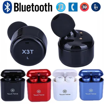 New Upgraded X3T Touch Control True Wireless Bluetooth Earbuds Earphone Mini Sport Earphones With Charging Case for Smart Phone
New Upgraded X3T Touch Control True Wireless Bluetooth Earbuds Earphone Mini Sport Earphones With Charging Case for Smart Phone