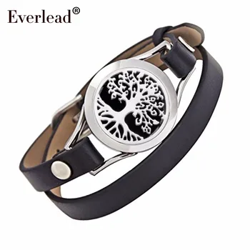 Everlead New Design Tree of life Bracelets Real Leather Essential Oil Diffuser Aromatherapy Locket Bracelets for Women
Everlead New Design Tree of life Bracelets Real Leather Essential Oil Diffuser Aromatherapy Locket Bracelets for Women