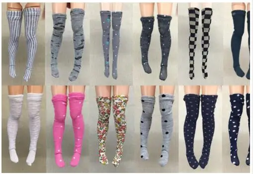 5Pair-Assorted-Fashion-Socks-30cm-Doll-Stocking-for-blyth-doll-Pullip-Momoko1-6-Doll-Clothes-Accessories