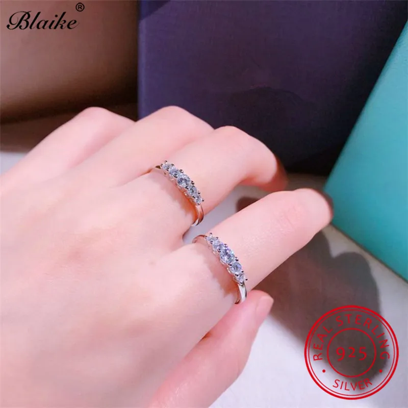 s925 Sterling Silver Rings For Women Simple Single Row Zircon Stone Wedding Bands Female White Sapphire Engagement Ring Jewelry
s925 Sterling Silver Rings For Women Simple Single Row Zircon Stone Wedding Bands Female White Sapphire Engagement Ring Jewelry