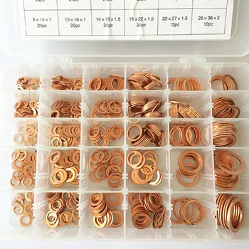 568pcs in one box red copper washer/ brass washer plastic box hardware accessories
568pcs in one box red copper washer/ brass washer plastic box hardware accessories