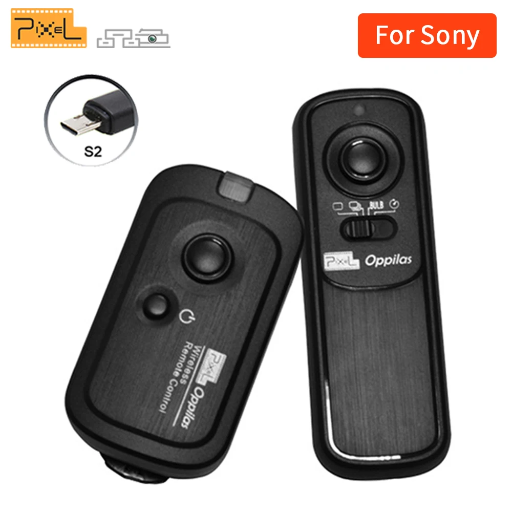 Pixel Oppilas RW-221/S2 Wireless Shutter Release Timer Remote Control RW-221 For Sony A7 A7R NEX-3NL A5000 A6000 A58 A3000 A5000
Pixel Oppilas RW-221/S2 Wireless Shutter Release Timer Remote Control RW-221 For Sony A7 A7R NEX-3NL A5000 A6000 A58 A3000 A5000