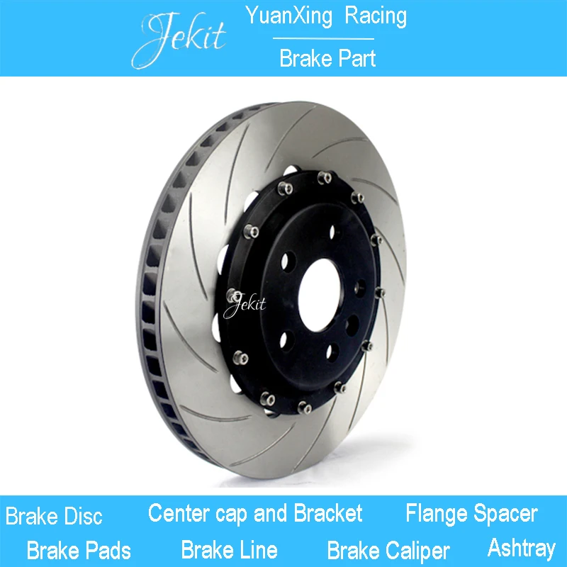 Jekit brake disc 355x32mm with center cap for BMW 2 Coupe F22/F87 year 2013 for Brembo RS6 six pots brake calipers
Jekit brake disc 355x32mm with center cap for BMW 2 Coupe F22/F87 year 2013 for Brembo RS6 six pots brake calipers