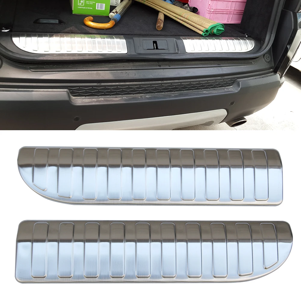 New 2 Pcs Stainless Steel Inner Rear Bumper Protector Trim Trim for Land Rover Range Rover Sport 2014-2016 Plate Cover Guard
New 2 Pcs Stainless Steel Inner Rear Bumper Protector Trim Trim for Land Rover Range Rover Sport 2014-2016 Plate Cover Guard