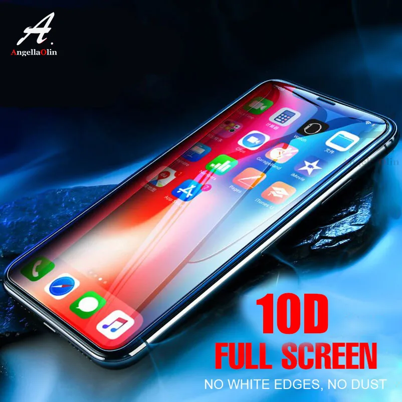 10D Curved Edge Tempered Glass Screen Protector For iPhone Xs Max XR X 10 7 8 6 6s plus 6.1" 6.5" 2018 9H Full Cover Film Case
10D Curved Edge Tempered Glass Screen Protector For iPhone Xs Max XR X 10 7 8 6 6s plus 6.1" 6.5" 2018 9H Full Cover Film Case