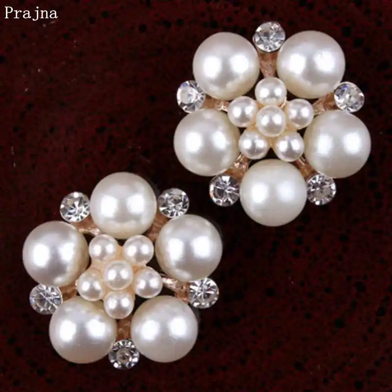 Prajna 10PCS 0.9inch Flower Crystal Pearl Rhinestone Button For Clothing Handmade Flatback Alloy Sewing On Dress Decoration DIY
Prajna 10PCS 0.9inch Flower Crystal Pearl Rhinestone Button For Clothing Handmade Flatback Alloy Sewing On Dress Decoration DIY