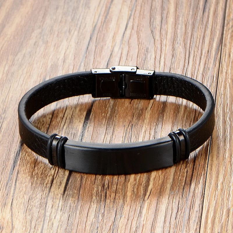 Trendy mens genuine leather bracelets simple rope design bracelet belt buckle high quality cowhide attractive jewelry gift VB398
Trendy mens genuine leather bracelets simple rope design bracelet belt buckle high quality cowhide attractive jewelry gift VB398
