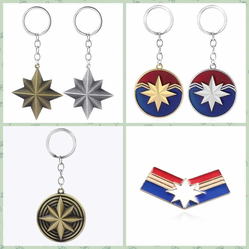 2019 New Avengers 3 Marvel Comics Carol Danvers Captain Marvel Brooch Metal Key buckle
2019 New Avengers 3 Marvel Comics Carol Danvers Captain Marvel Brooch Metal Key buckle