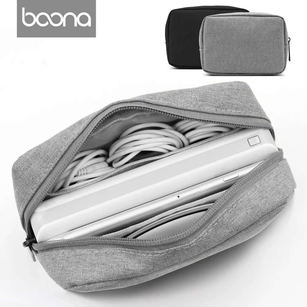 Boona Electronic Accessories storage Bag Digital Gadget Devices Cable USB Flash Phone Organizer Travel Carry Case Cosmetic Bag
Boona Electronic Accessories storage Bag Digital Gadget Devices Cable USB Flash Phone Organizer Travel Carry Case Cosmetic Bag