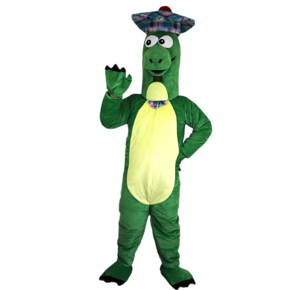 Hot Sale Green dinosaur wearing a hat Mascot Costume Adult Size Halloween Outfit Fancy Dress Suit Free Shipping 2019New
Hot Sale Green dinosaur wearing a hat Mascot Costume Adult Size Halloween Outfit Fancy Dress Suit Free Shipping 2019New