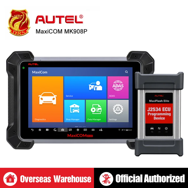 Autel MaxiCOM MK908P Diagnostic Scan Tool Automotive OBD2 Scanner Full System ECU Coding J2534 ECU Programming Updated of MS908P
Autel MaxiCOM MK908P Diagnostic Scan Tool Automotive OBD2 Scanner Full System ECU Coding J2534 ECU Programming Updated of MS908P