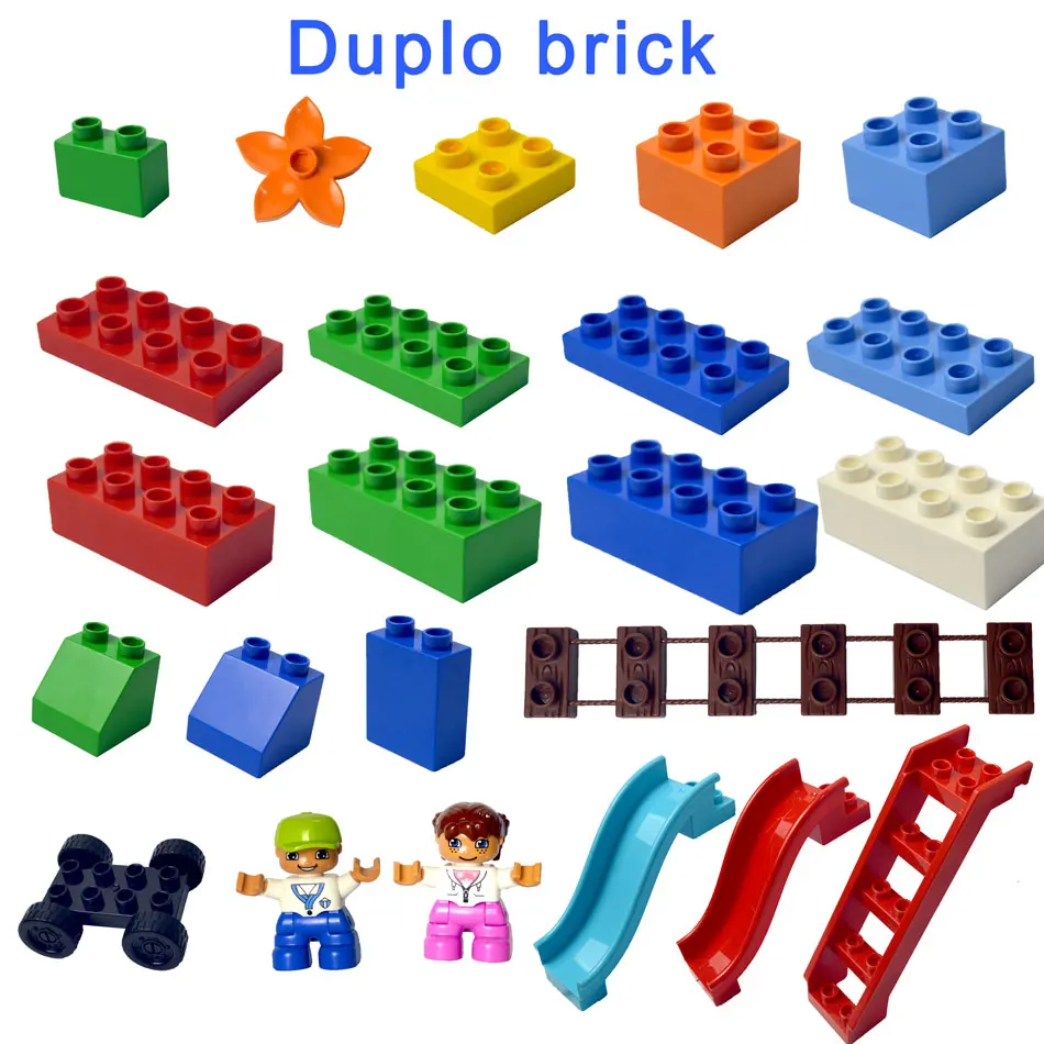 GOROCK Big Size Bricks 146pcs Set City DIY Creative Toys Child Educational Building Block Bricks Compatible With Legoe Duplo
GOROCK Big Size Bricks 146pcs Set City DIY Creative Toys Child Educational Building Block Bricks Compatible With Legoe Duplo