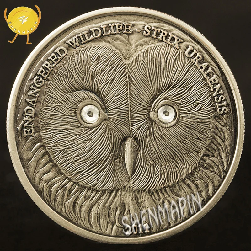Endangered Wildlife Strix Uralensis Known as"Ural owl"Commemorative Coin Mongolia 1 Oz 999 Silver 500 Torpor Coins Collectibles
Endangered Wildlife Strix Uralensis Known as"Ural owl"Commemorative Coin Mongolia 1 Oz 999 Silver 500 Torpor Coins Collectibles