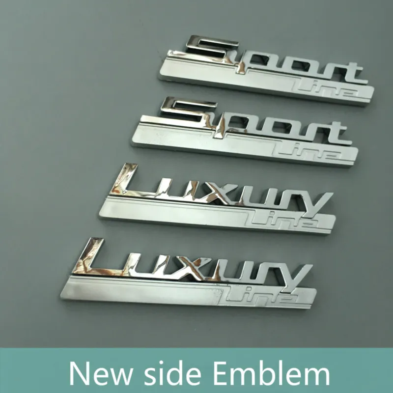 2 PCS 3D ABS Sport LINE Luxury LINE Side emblem For BMW 2 3 4 5 7 Series GT Fender Luxury-Line Badge Car Sticker Car Styling
2 PCS 3D ABS Sport LINE Luxury LINE Side emblem For BMW 2 3 4 5 7 Series GT Fender Luxury-Line Badge Car Sticker Car Styling