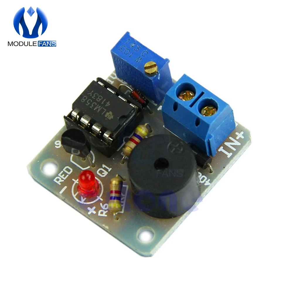 DC 12V LM358 Accumulator Sound Light Alarm Board Buzzer Prevent Over Discharge Controller Module Without Overvoltage Protection
DC 12V LM358 Accumulator Sound Light Alarm Board Buzzer Prevent Over Discharge Controller Module Without Overvoltage Protection