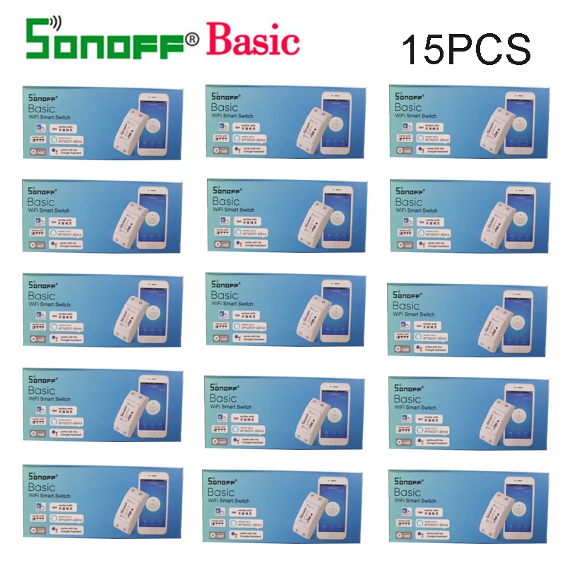 Itead Sonoff Basic Wifi Switch DIY Wireless Remote Domotica Light Smart Home Automation Relay Module Controller Work with Alexa
Itead Sonoff Basic Wifi Switch DIY Wireless Remote Domotica Light Smart Home Automation Relay Module Controller Work with Alexa