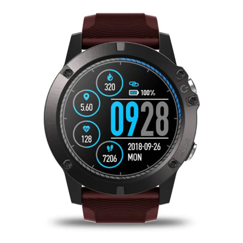 VIBE3 PRO Men Round Dial Smart Watch Military Style Fitness sports Tracker Pedometer Health Smart Wristband
VIBE3 PRO Men Round Dial Smart Watch Military Style Fitness sports Tracker Pedometer Health Smart Wristband