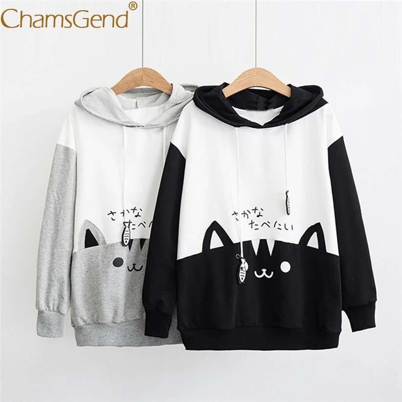 Free Shipping Sweatshirts Harajuku Cute Cat Print Japanese Letter Coat Women Sweatshirt Hooded Pullover Tops Blouse 80904
Free Shipping Sweatshirts Harajuku Cute Cat Print Japanese Letter Coat Women Sweatshirt Hooded Pullover Tops Blouse 80904