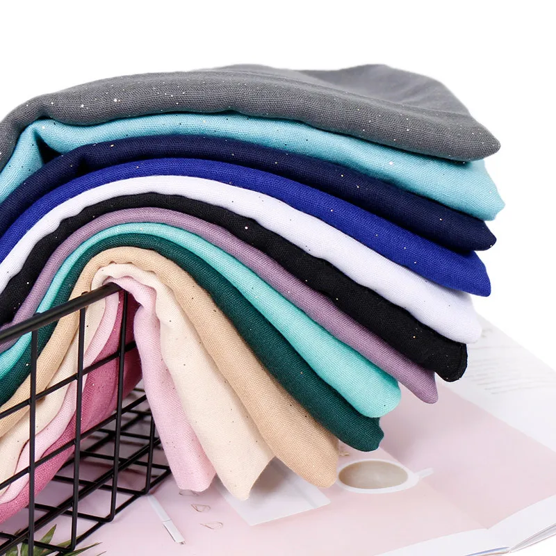 90*180cm muslim cotton hijab scarf for women islamic soft glitter headscarf foulard femme plain shawls and wraps hijab ladies
90*180cm muslim cotton hijab scarf for women islamic soft glitter headscarf foulard femme plain shawls and wraps hijab ladies