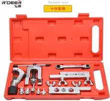 R'DEER TOOL Hongkong brand 10pcs 45degree flaring&sawing tool kit /5pcs eccentric flaring tool kit Water heating tools
R'DEER TOOL Hongkong brand 10pcs 45degree flaring&sawing tool kit /5pcs eccentric flaring tool kit Water heating tools