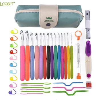 Looen New Crochet Hooks Set 14pcs 2.0-10.0mm Soft Handle Crochet Needls Agujas De Crochet Hooks Knit Needles Sewing Accessories
Looen New Crochet Hooks Set 14pcs 2.0-10.0mm Soft Handle Crochet Needls Agujas De Crochet Hooks Knit Needles Sewing Accessories