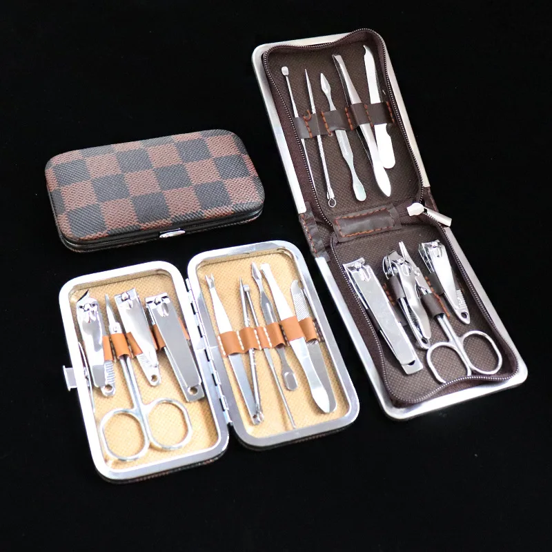 10pcs Stylish Nail Care Clipper Pedicure Scissor Tweezer Manicure Set Professional Nails Art Kit Stainless Steel Manicure Tools
10pcs Stylish Nail Care Clipper Pedicure Scissor Tweezer Manicure Set Professional Nails Art Kit Stainless Steel Manicure Tools