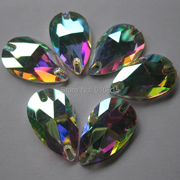 sew-on ab crystal flat back 10.5*18mm 100 pcs per pack tear drop shape free shipping
sew-on ab crystal flat back 10.5*18mm 100 pcs per pack tear drop shape free shipping