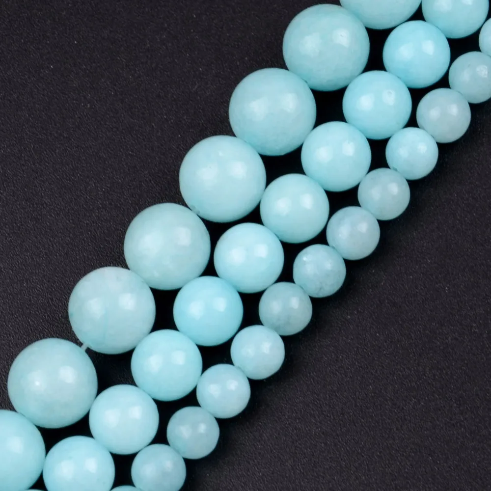 Wholesale Natural Round Gem Aquamarines Stone Loose Beads For Jewelry Making Bracelet 4 6 8 10 12mm Charm Beads Diy Jewellery
Wholesale Natural Round Gem Aquamarines Stone Loose Beads For Jewelry Making Bracelet 4 6 8 10 12mm Charm Beads Diy Jewellery