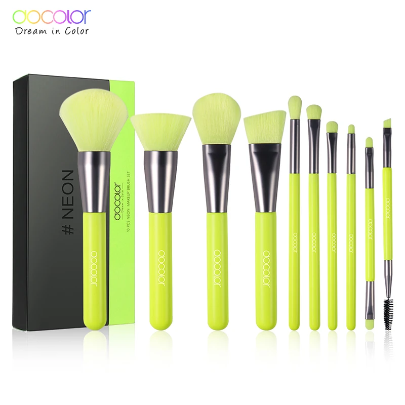 Docolor 10PCS Makeup Brushes Tools Kit Powder Foundation Blush Eye Shadow Blending Fan Cosmetic Beauty Make Up Brushes
Docolor 10PCS Makeup Brushes Tools Kit Powder Foundation Blush Eye Shadow Blending Fan Cosmetic Beauty Make Up Brushes