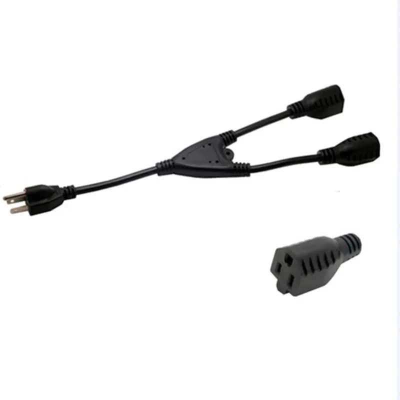 LBSC Power Cord Extension and Splitter NEMA 5-15P to 5-15R x 2 16 AWG 13A 125V (ZWACPQAG-14) | Электроника