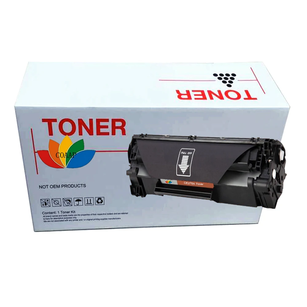1x Compatible toner caritridge CE278A 278 278a 78a for HP laserjet pro P1560 1566 1600 1606DN M1536DNF printer
1x Compatible toner caritridge CE278A 278 278a 78a for HP laserjet pro P1560 1566 1600 1606DN M1536DNF printer