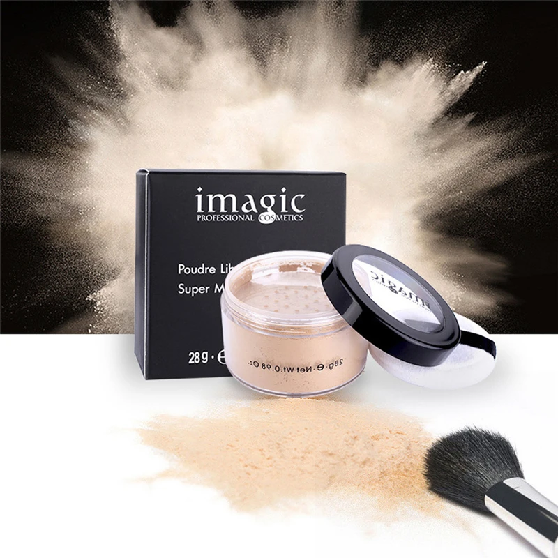 IMAGIC 28g Loose Oil control Face Powder Makeup Face Loose Finishing Powder Translucent Smooth Setting Foundation
IMAGIC 28g Loose Oil control Face Powder Makeup Face Loose Finishing Powder Translucent Smooth Setting Foundation