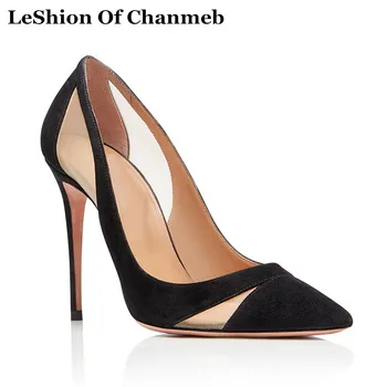 Sexy Thin High Heels Pointed Toe Pumps Women Spring Summer Autumn Faux Suede Breathable Mesh Cut out Pumps Woman Office Shoes
Sexy Thin High Heels Pointed Toe Pumps Women Spring Summer Autumn Faux Suede Breathable Mesh Cut out Pumps Woman Office Shoes