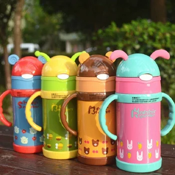 High Quality Kids Water Bottle Thermos Mug Lovely Stainless Steel Vacuum Cup For Kids With Straw 260ML Termos Garrafa Termica
High Quality Kids Water Bottle Thermos Mug Lovely Stainless Steel Vacuum Cup For Kids With Straw 260ML Termos Garrafa Termica