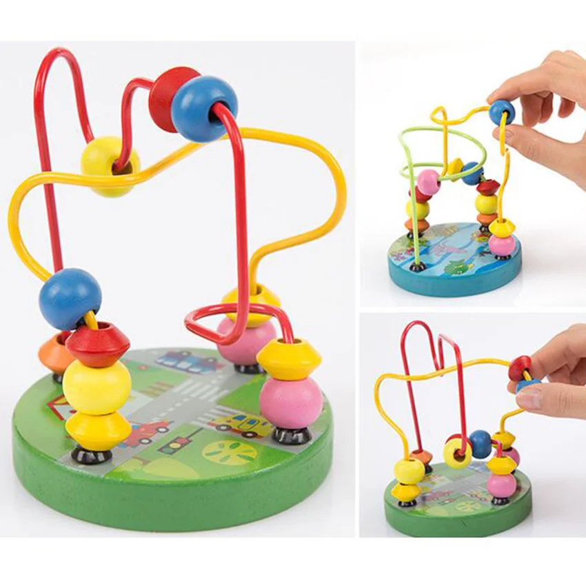 Mini Around Beads Wire Maze Fun Toddler Baby Colorful Wooden Education Developing Interactive Montessori Kids Toys for Children
Mini Around Beads Wire Maze Fun Toddler Baby Colorful Wooden Education Developing Interactive Montessori Kids Toys for Children