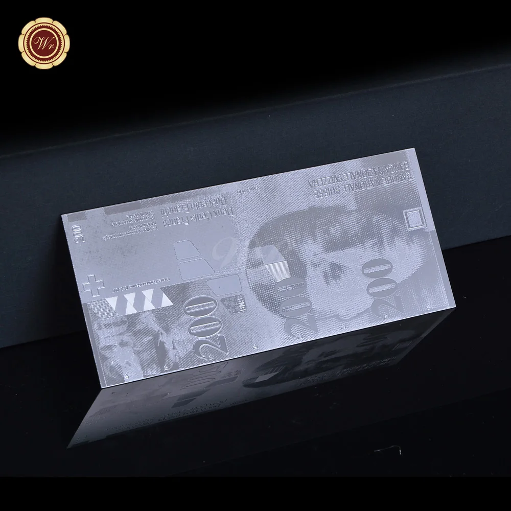 Silver Plated Banknote Hot Selling 200 Switzerland Silver Banknotes For Bussiness Gifts
Silver Plated Banknote Hot Selling 200 Switzerland Silver Banknotes For Bussiness Gifts