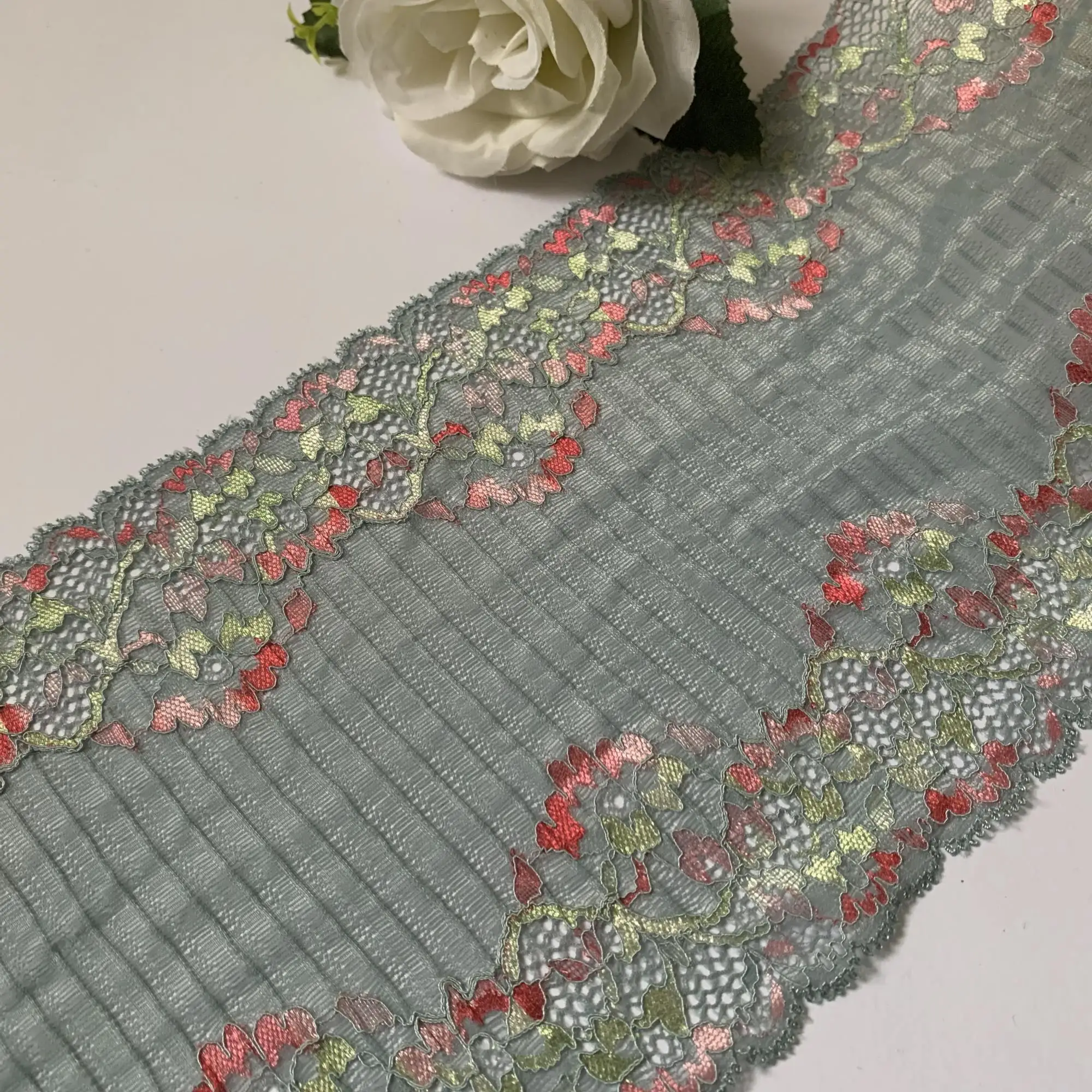 2y/lot 17.50cm lake green elastic lace DIY craft sewing decor garment accessory lace wholesales
2y/lot 17.50cm lake green elastic lace DIY craft sewing decor garment accessory lace wholesales