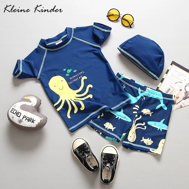 Kids Swimwear for Boys UPF50+ Two Pieces Rash Guards Octopus Print Short Sleeve Bathing Suit Toddler Children's Swimsuit Boy
Kids Swimwear for Boys UPF50+ Two Pieces Rash Guards Octopus Print Short Sleeve Bathing Suit Toddler Children's Swimsuit Boy