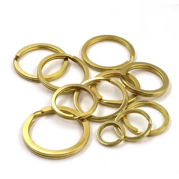 10PCS Solid Brass Split Rings Double Loop Keyring 15-30mm bag hook Connector Keychain Keys Holder DIY Leather Craft hardware
10PCS Solid Brass Split Rings Double Loop Keyring 15-30mm bag hook Connector Keychain Keys Holder DIY Leather Craft hardware