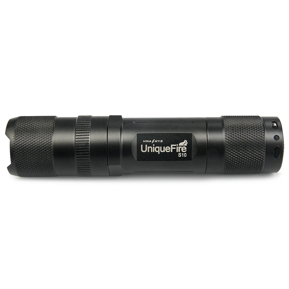 UniqueFire S10 395 nm UV Handheld Ultraviolet Blacklight Flashlight 1 Mode Torch Carpet Pet Urine Counterfeit Money Detector
UniqueFire S10 395 nm UV Handheld Ultraviolet Blacklight Flashlight 1 Mode Torch Carpet Pet Urine Counterfeit Money Detector